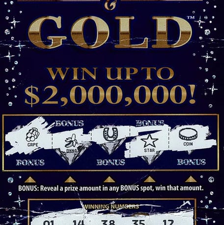 The Diamonds & Gold game sold by the Michigan Lottery.