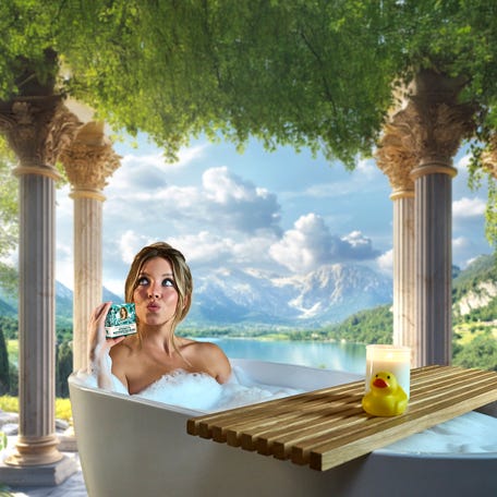Sydney Sweeney is selling soap infused with her bathwater.