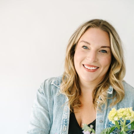 Allison Krivachek is a florist and owner of Hydrangea Bloom in Tiffin, Iowa. She is also an upcoming bride.