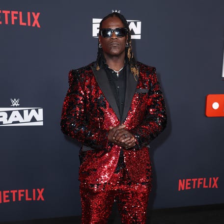 R-Truth attends the Los Angeles Premiere of Netflix's WWE Raw at Intuit Dome on January 06, 2025 in Inglewood, California.