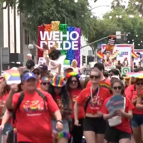 Pride parade kicks off in West Hollywood