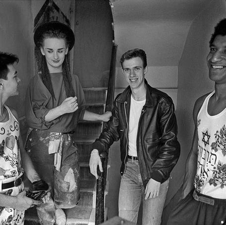 Culture Club is the centerpeice of the documentary "Boy George & Culture Club," premiering at Tribeca Film Festival.