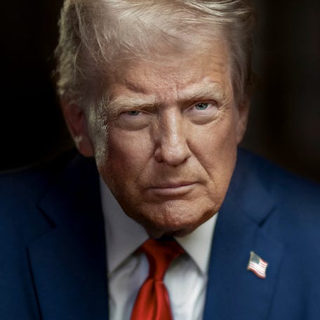 The White House released a new version of President Trump's official portrait on June 2, 2025.