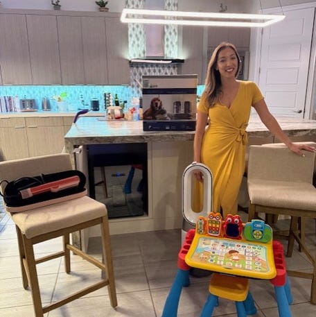 Sarah Khan of Las Vegas has bought items for her house from MAC.BID, an auction site that sells returned goods and saved between 40% to 80% off retail prices.