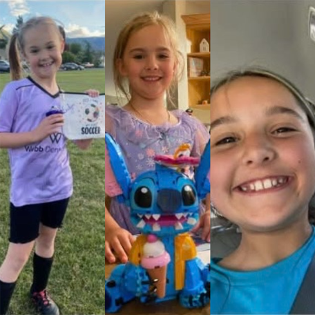 (L) Evelyn Decker, 8; (M) Olivia Decker, 5; and (R) Paityn Decker, 9. The three sisters were found dead near Rock Island Campground in Washington state on Monday, June 2.