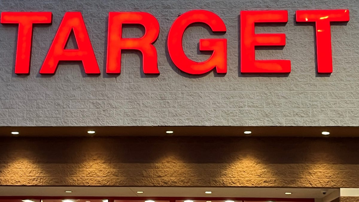 A Target store sign.