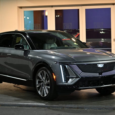 NA view of the 2023 Cadillac LYRIQ at the Full Bloom: The 2023 Moth Ball Honoring Hasan Minhaj at Pier 60 on May 23, 2023 in New York City.
