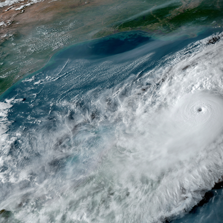An image of Hurricane Milton on Oct. 8, 2024 from NOAA's GOES-16 satellite.