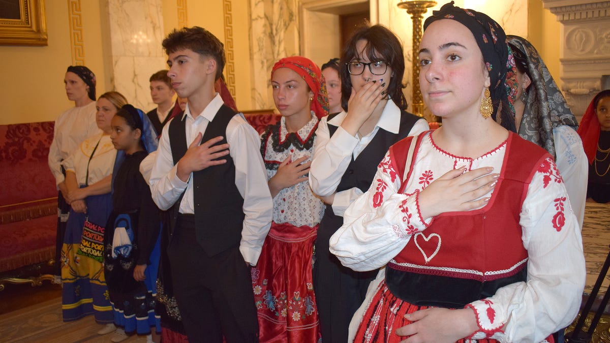 Take a look at the ceremony at the Rhode Island State House to showcase Portuguese culture