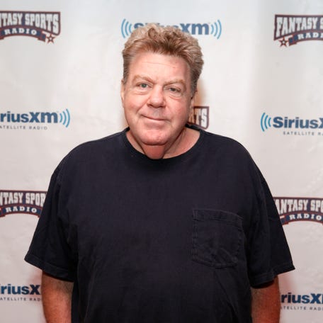 George Wendt attends the Sirius XM Annual Celebrity Fantasy Football Draft at Hard Rock Café New York on July 19, 2012, in New York City.