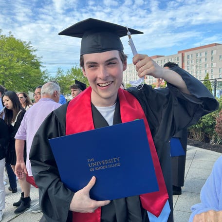 Timmy Howard graduated from the University of Rhode Island just days before his passing.