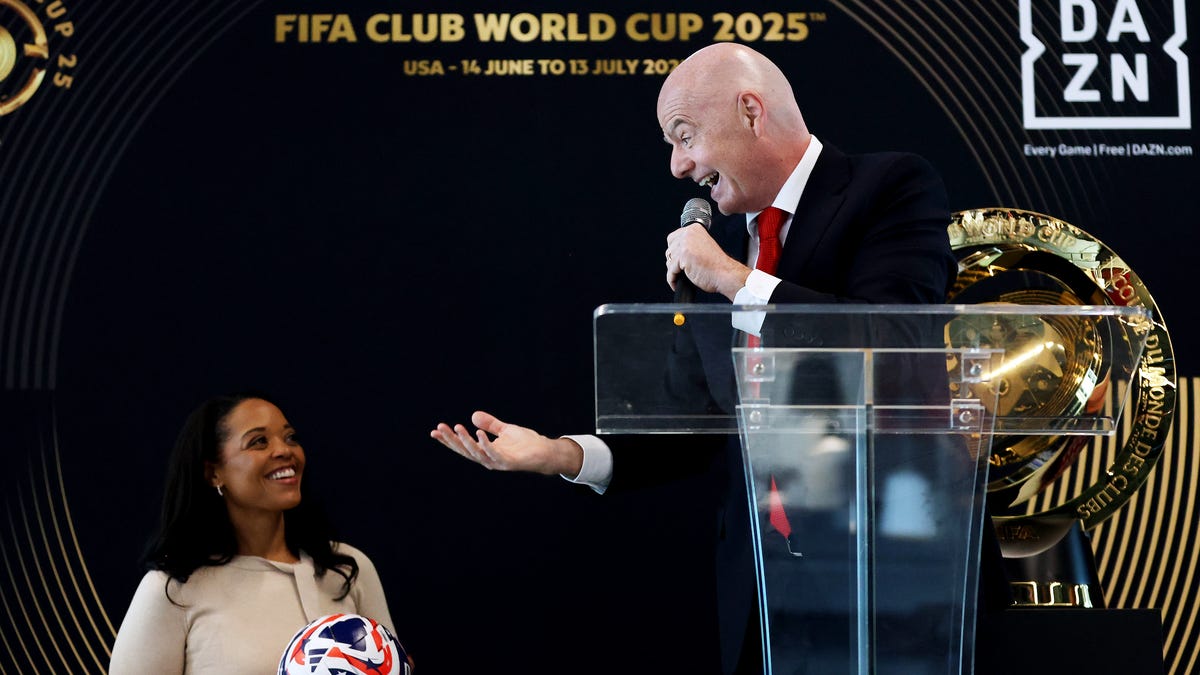 World Cup next year will be like '104 Super Bowls,' FIFA president Gianni ...