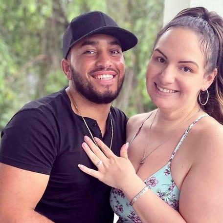 Nexan Aroldo Asencio, left, and Christina Maria Toledo, right.