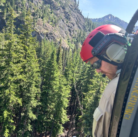 Law enforcement searches for Travis Decker on June 12, 2025 Central Washington woods in the Enchantments and Ingalls Creek area in Central Washington woods.