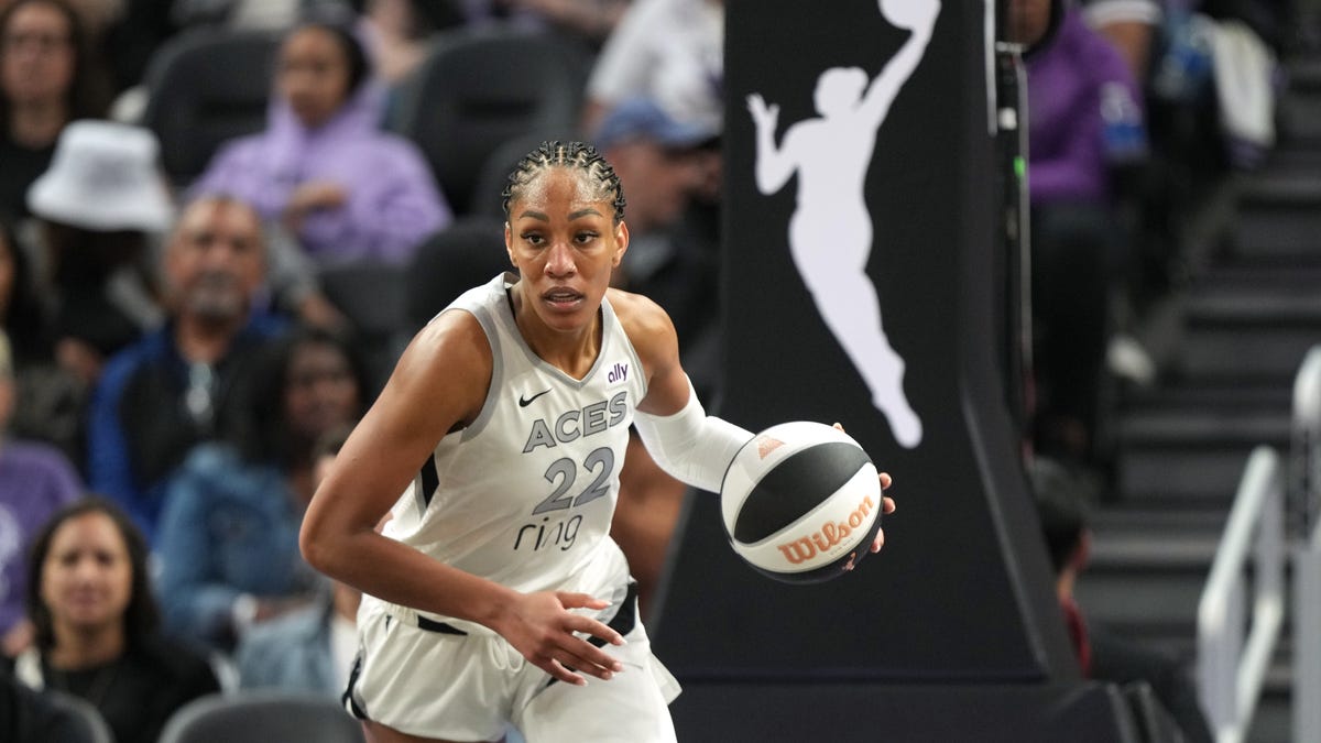 WNBA star A'ja Wilson to miss game vs. Wings, in concussion protocol