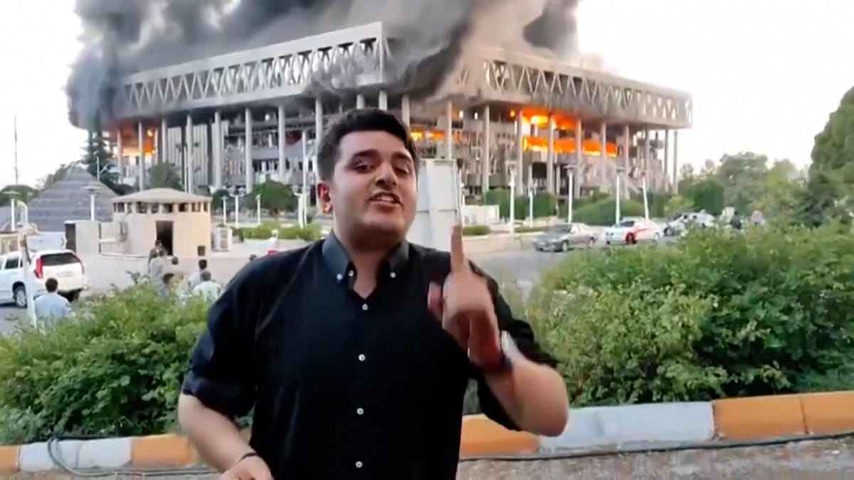 Iranian news broadcast interrupted by bomb