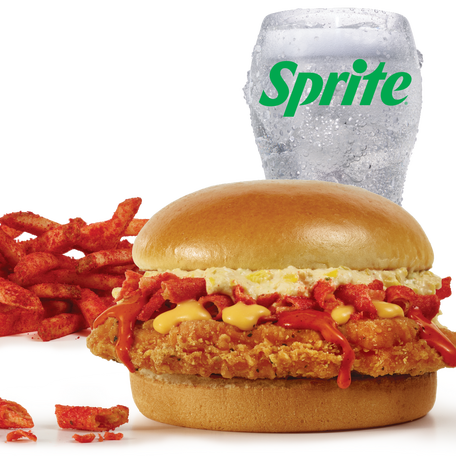 Wendy's and Takis have teamed up on a new sandwich meal that will be available in the U.S. beginning June 20.