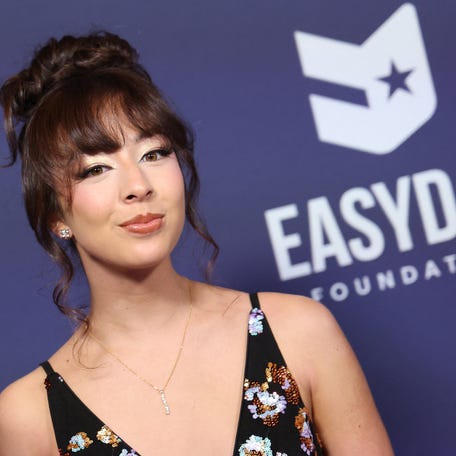 Aubrey Anderson Emmons arrives for the American Music Awards on May 26, 2025.