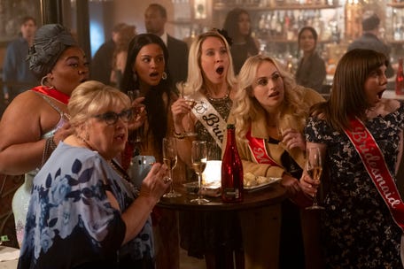A scene from the movie "Bride Hard."