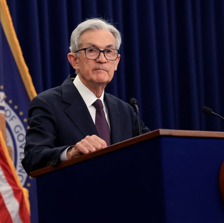 Federal Reserve Chair Jerome Powell attends a press conference following the issuance of the Federal Open Market Committee's statement on interest rate policy in Washington, D.C. on June 18, 2025.