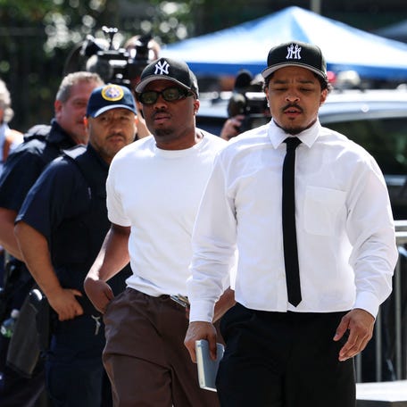 Justin Combs arrives at court for the Sean "Diddy" Combs sex trafficking and racketeering conspiracy trial at U.S. court in Manhattan, in New York City, June 20, 2025.