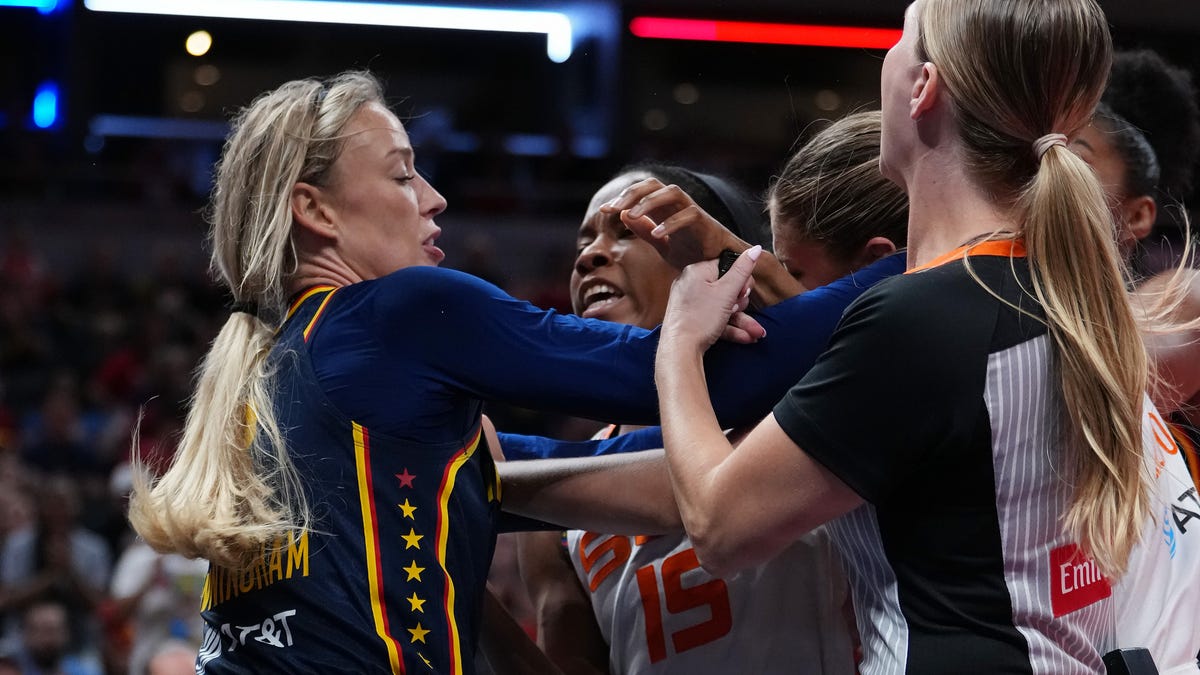 'I'm going to protect my teammates.' Sophie Cunningham gains nearly a ...