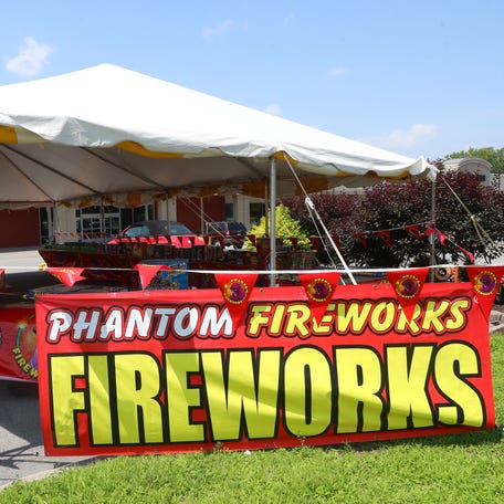 The Phantom Fireworks tent located on Route 9 in Wappingers Falls on June 23, 2025.