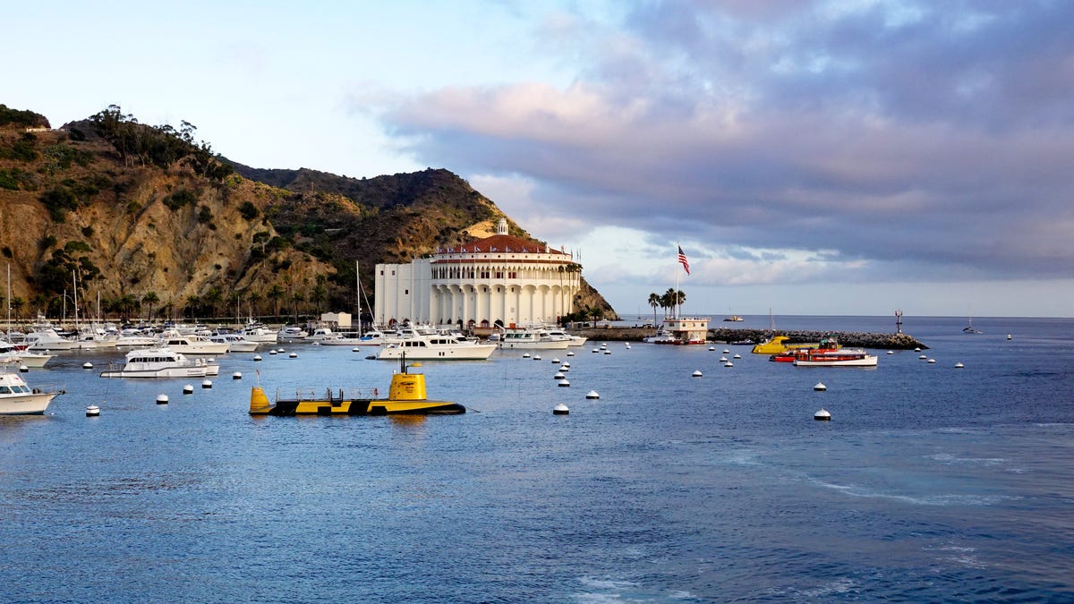 The historic Avalon Casino in Catalina Island.
