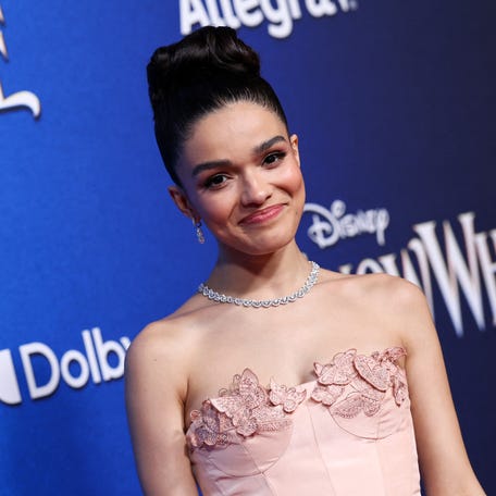 Rachel Zegler attends the premiere of "Snow White" in Los Angeles on March 15, 2025.