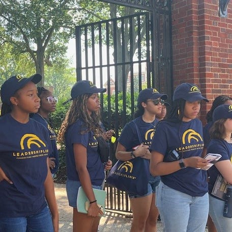Leadership LINKS, Inc., took nine girls on a 14-day trip which in part traced the path of the Underground Railroad. The group also stopped June 23, 2025 at Howard University in Washington, D.C.