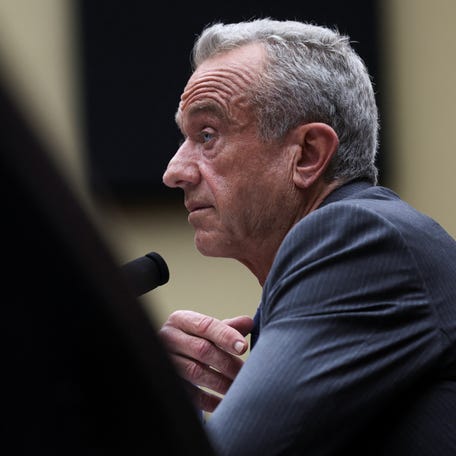 Health and Human Services Secretary Robert F. Kennedy Jr. testifies before a House Energy and Commerce Health Subcommittee hearing on President Donald Trump's budget request for the Health Department in Washington, D.C. on June 24, 2025.