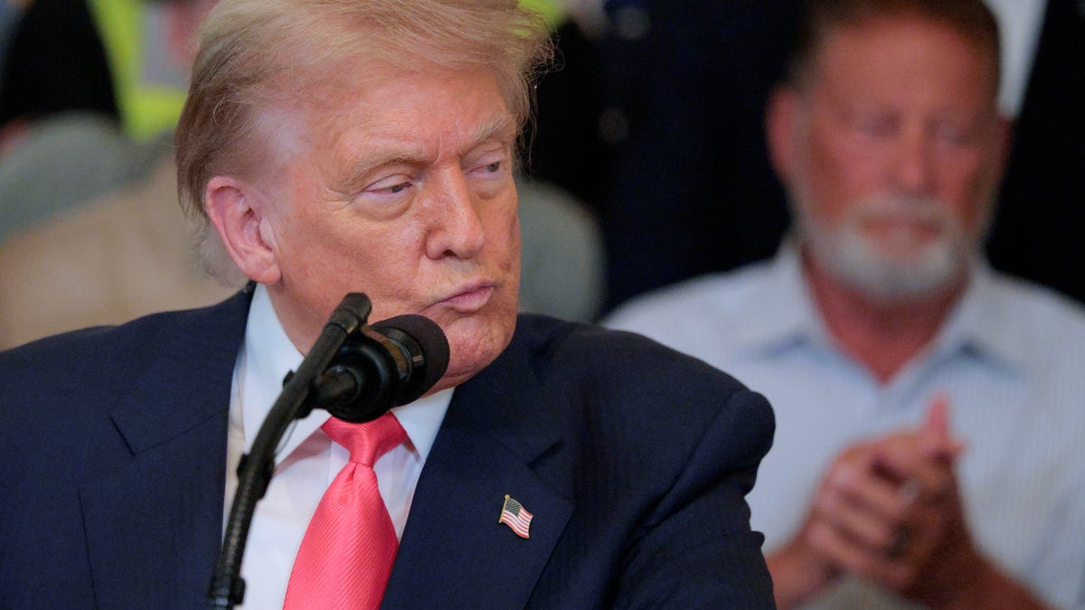 WASHINGTON, DC - JUNE 26: U.S. President Donald Trump delivers remarks as he hosts a "One, Big, Beautiful" event in the East Room of the White House on June 26, 2025 in Washington, DC. Trump held an event to urge the passage of the "One, Big, Beautiful Bill," Trump's signature tax-and-spending agenda. (Photo by Chip Somodevilla/Getty Images)