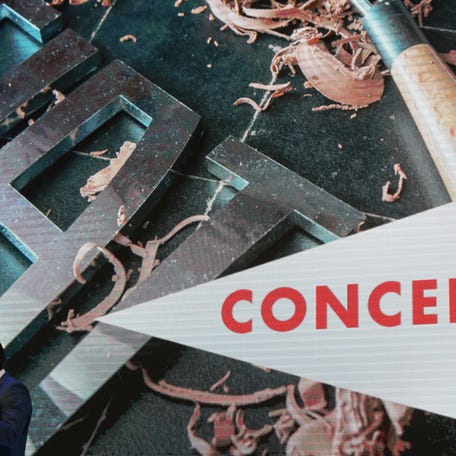 Antonio Filosa, CEO of Stellantis, speaks during the media day of the Salao do Automovel International Auto Show in Sao Paulo, Brazil as the former FCA director for Latin America, November 6, 2018.