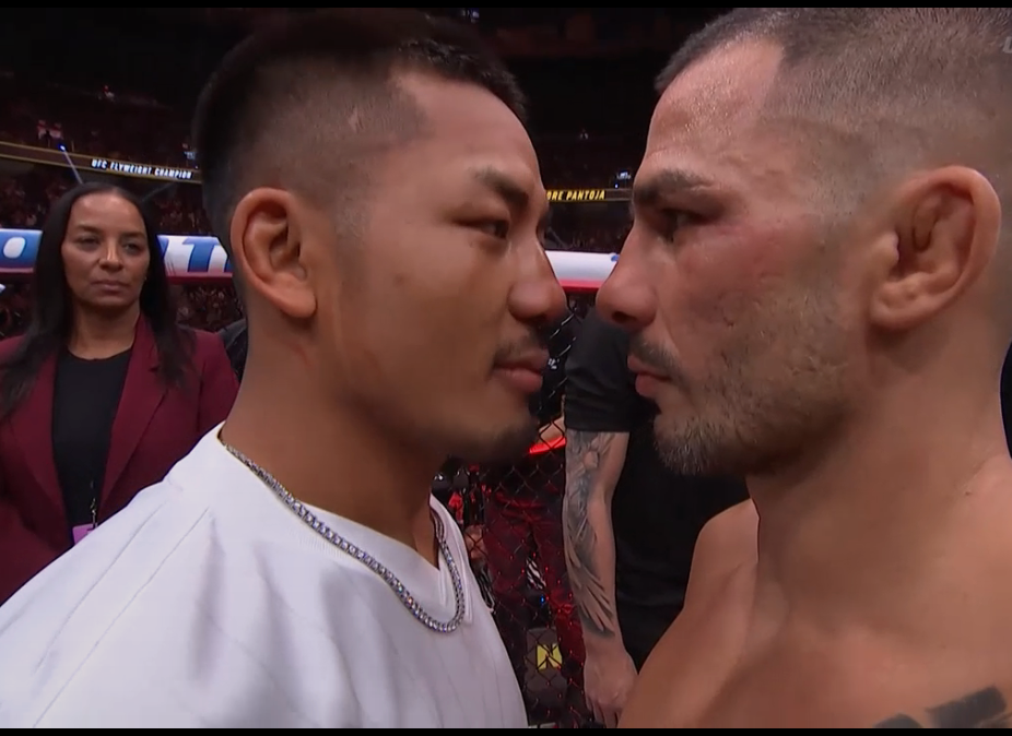 UFC title fight between Alexandre Pantoja and Joshua Van official