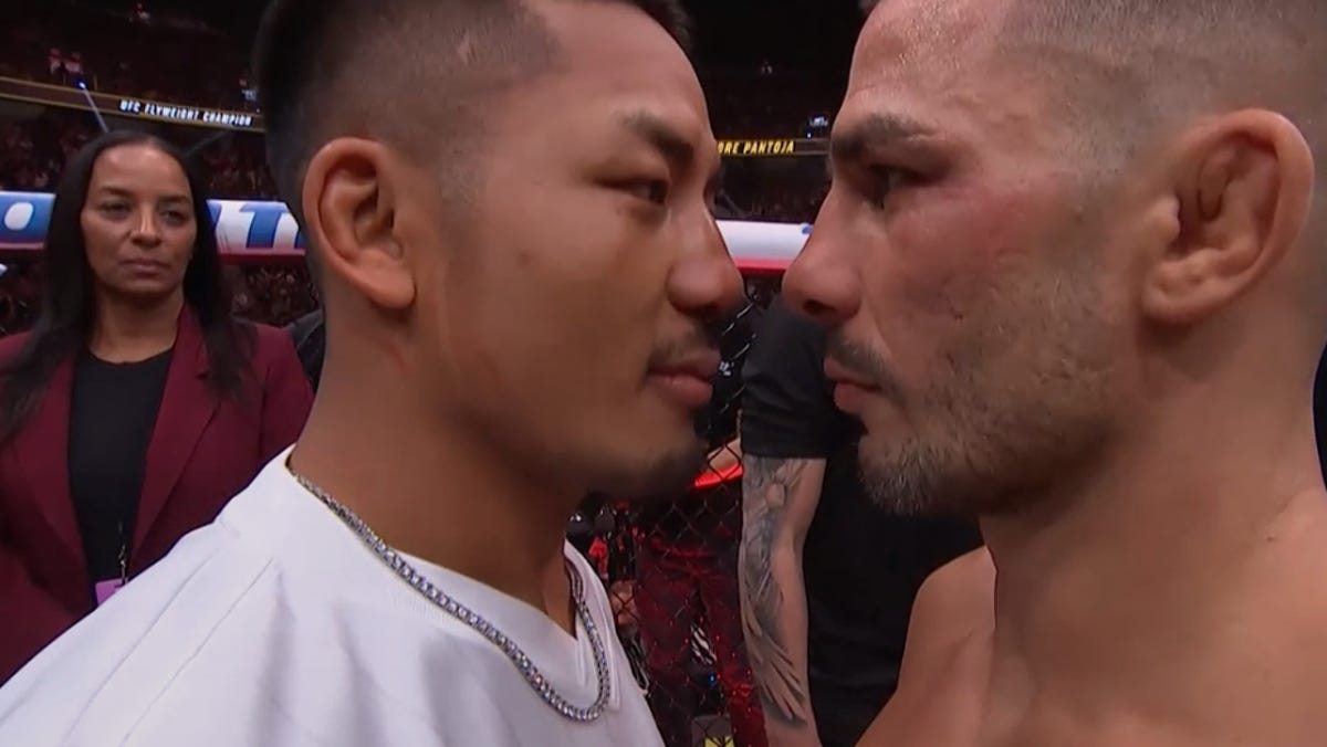 UFC title fight between Alexandre Pantoja and Joshua Van official