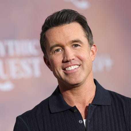 Rob McElhenney attends the Los Angeles photocall for "Mythic Quest" on Jan. 28, 2025.