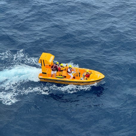 Disney Cruise Line crew worked quickly to safely rescue a father and child who went overboard on the Disney Dream on June 29, 2025.