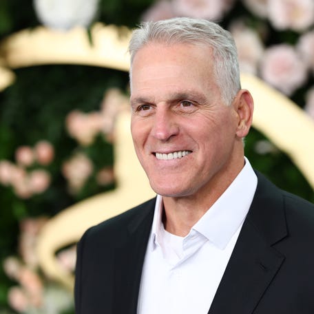 Mel Owens, the newest Golden Bachelor, attends the 2025 Disney Upfront at Javits Center in New York City on May 13, 2025.