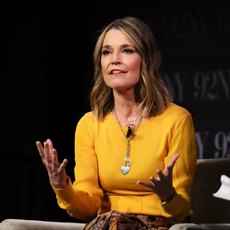 Savannah Guthrie speaks at 92NY on Feb. 22, 2024, in New York.