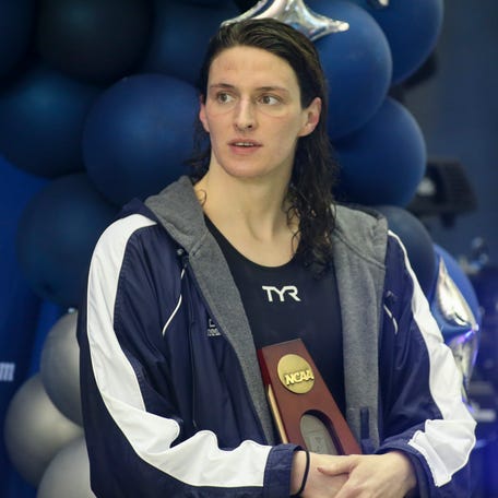 Penn Quakers swimmer Lia Thomas finishes eighth in the 100 free at the NCAA Swimming & Diving Championships at Georgia Tech.