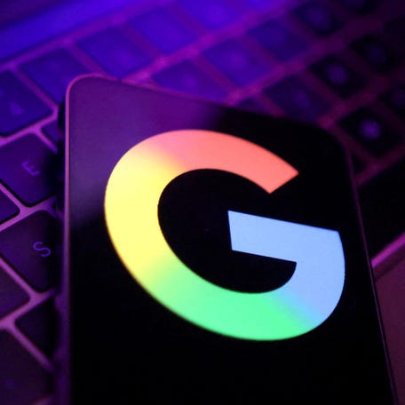 The new Google logo is seen in this illustration taken May 13, 2025.