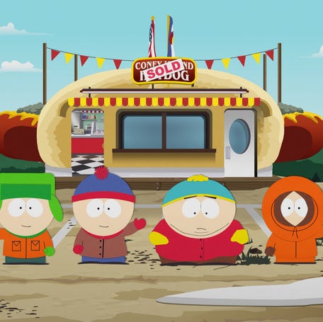 Poster from 2022 Paramount+ original movie "South Park: The Streaming Wars."