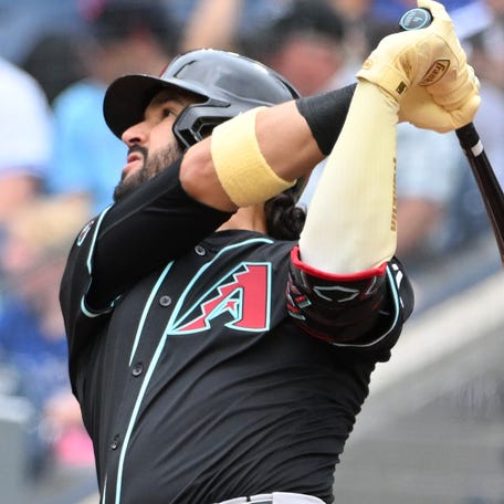 Diamondbacks third baseman Eugenio Suarez surprisingly leads the major leagues in RBIs with 138 when combining the second half of the 2024 season and the first half of 2025.