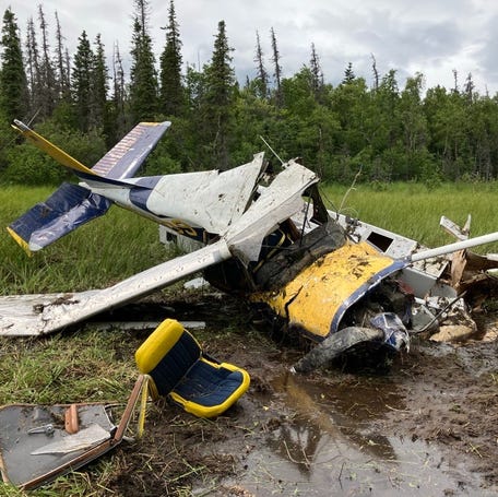 A Cessna plane crashed at Katmai National Park and Preserve over the weeked.