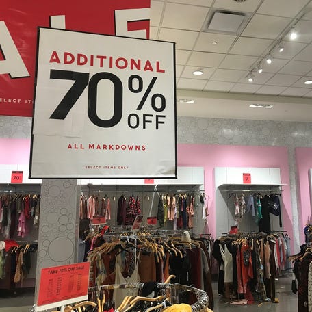 Forever 21 hosting a clearance sale at Eastview.    Forever70