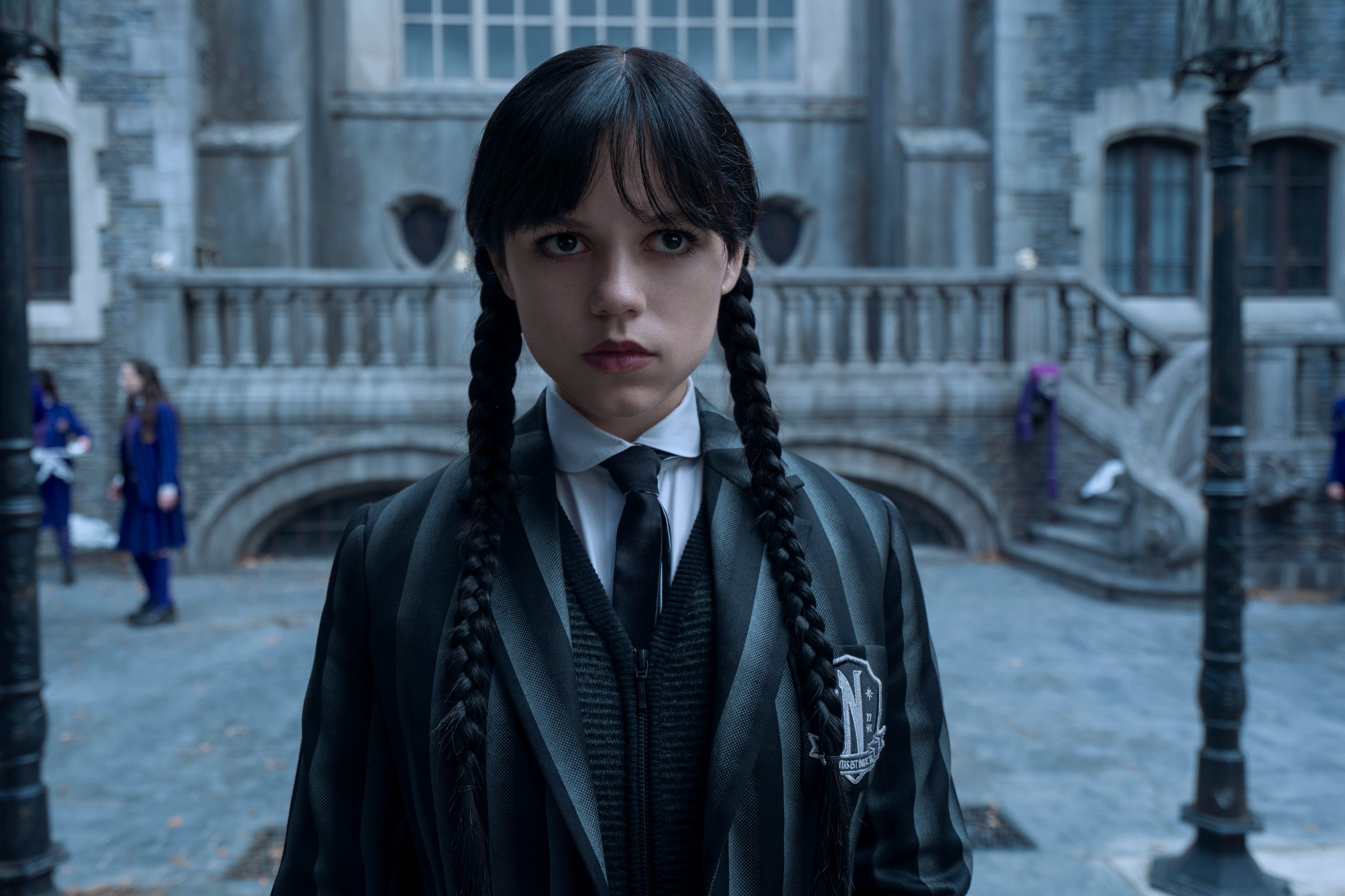 Jenna Ortega as Wednesday in Season 2 of Jenna Ortega as Wednesday in Season 2 of "Wednesday."
