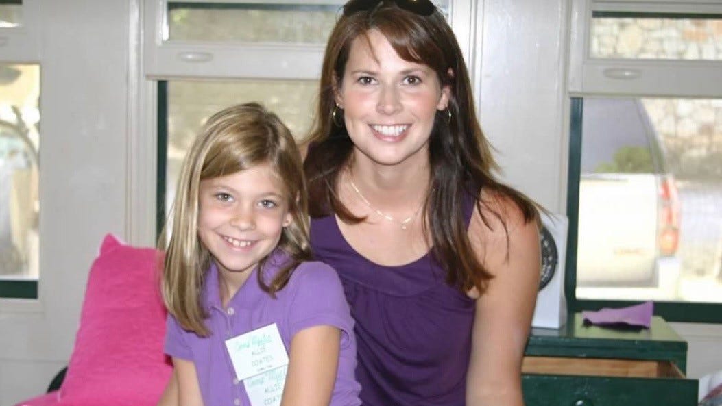 Allie Coates was 8 years old the first year her mom, Lori Coates, drove her to Camp Mystic.