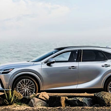 A 2025 Lexus RX luxury midsize SUV.