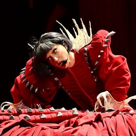 Lady Gaga performed a free concert May 3 on Rio de Janeiro's Copacabana Beach.