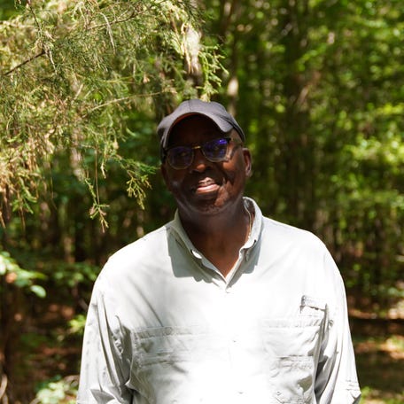 Saul Blair, who has spent years trying to reclaim land left by his great-grandfather, who was born into slavery.